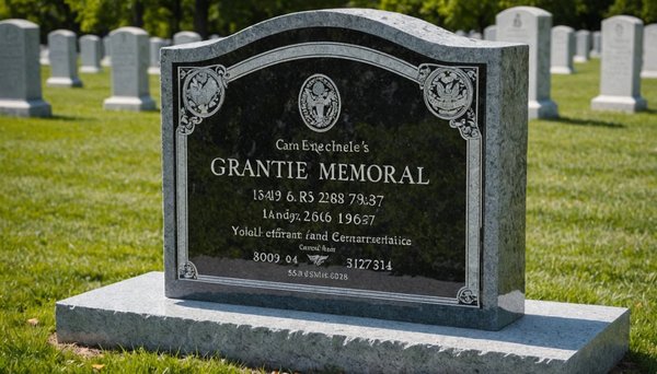 Monument funéraire en granit : personnalisez votre hommage